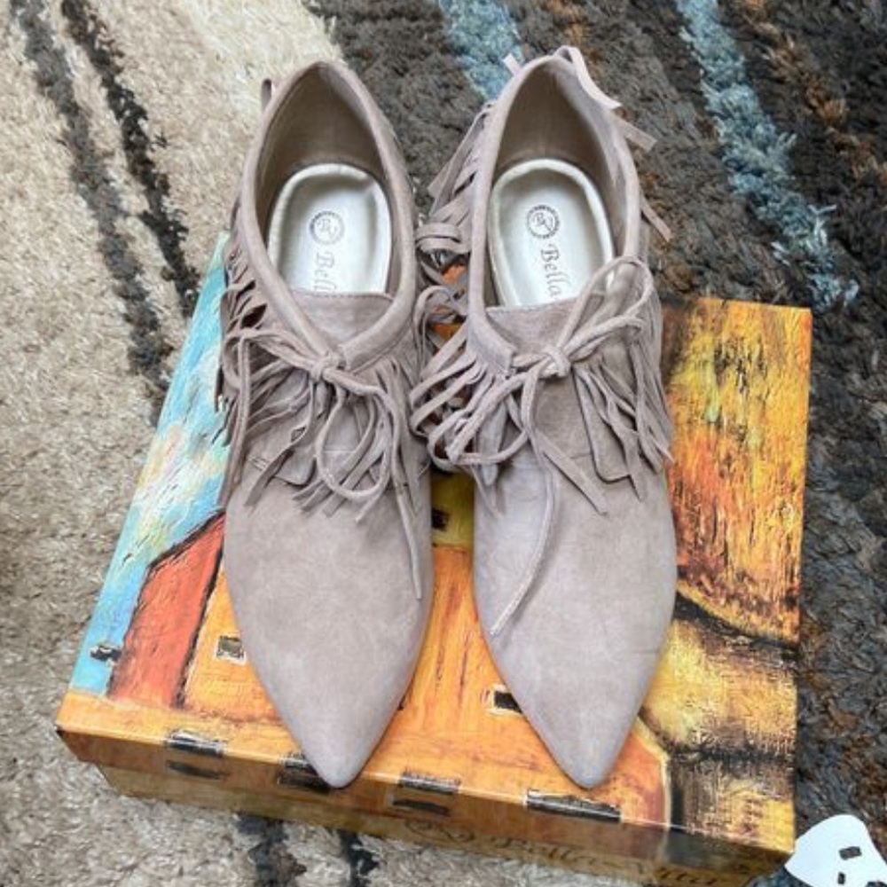 Bella Vita Fringed Shooties 11